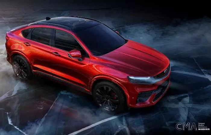 吉利高階運動SUV“FY11”高清圖曝光
