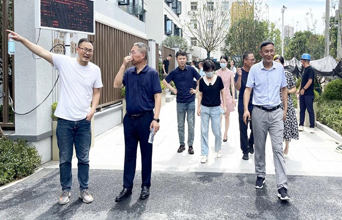 名邦集團(tuán)工程品質(zhì)巡檢小組走進(jìn)合肥名邦紫廬軒、名邦上河印