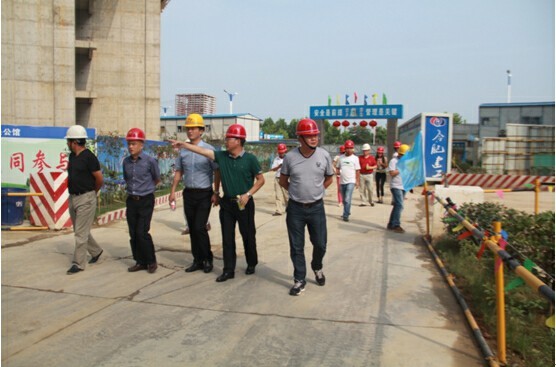 蒙城、霍山項目團隊實地學習參觀肥西名邦?中央公館項目