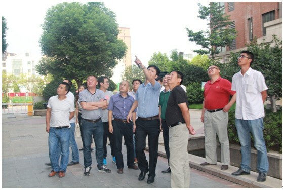 蒙城、霍山項目團隊實地學習參觀肥西名邦?中央公館項目