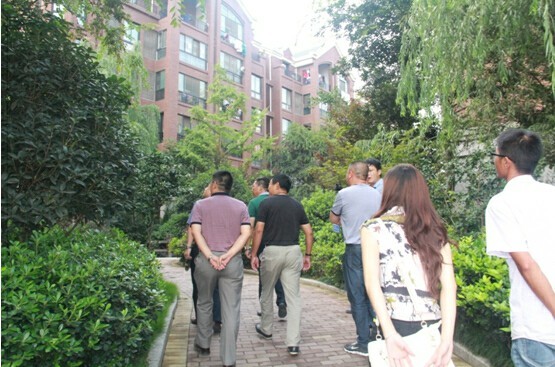 蒙城、霍山項目團隊實地學習參觀肥西名邦?中央公館項目