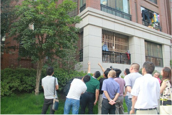 蒙城、霍山項目團隊實地學習參觀肥西名邦?中央公館項目